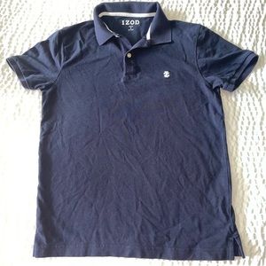 Navy Blue Boys Polo Uniform Short Sleeve Shirt